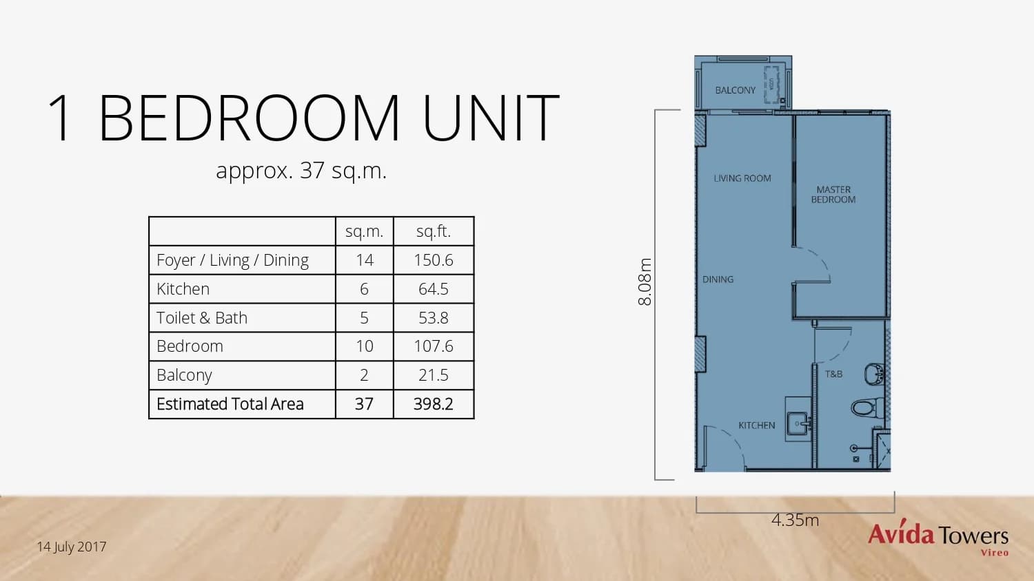Avida Vireo | 1BR 37sqm Condo for Sale in Taguig City - Arca South