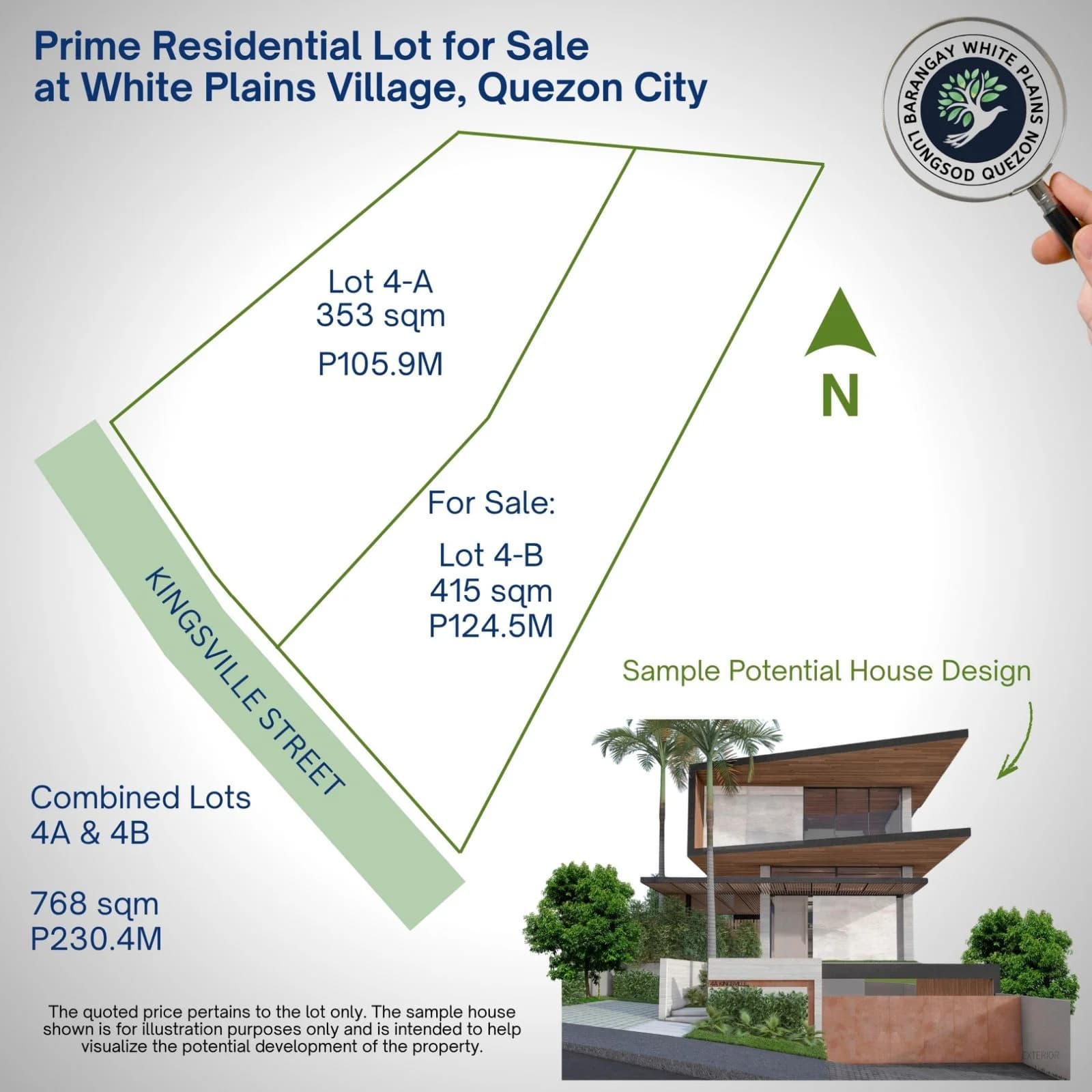 White Plains | 415sqm Lot for Sale in Quezon City