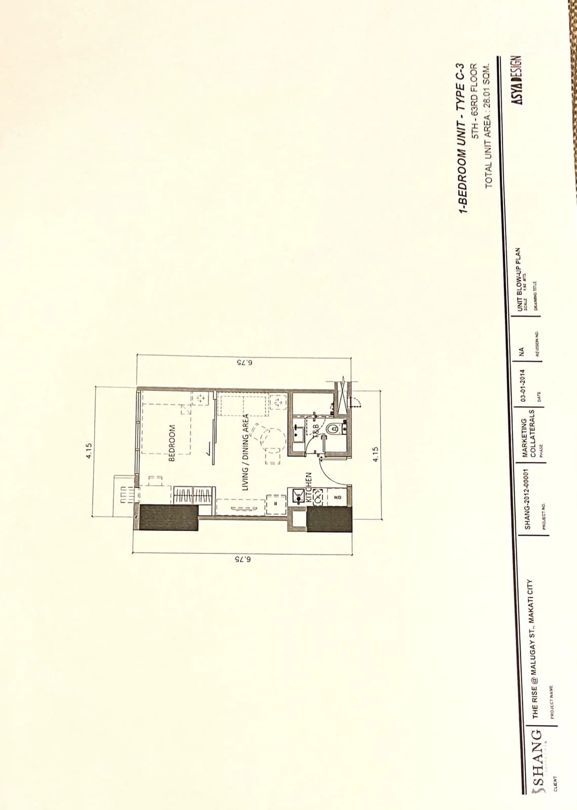 The Rise By Shangrila | 1BR 28sqm Condo for Sale in Makati City