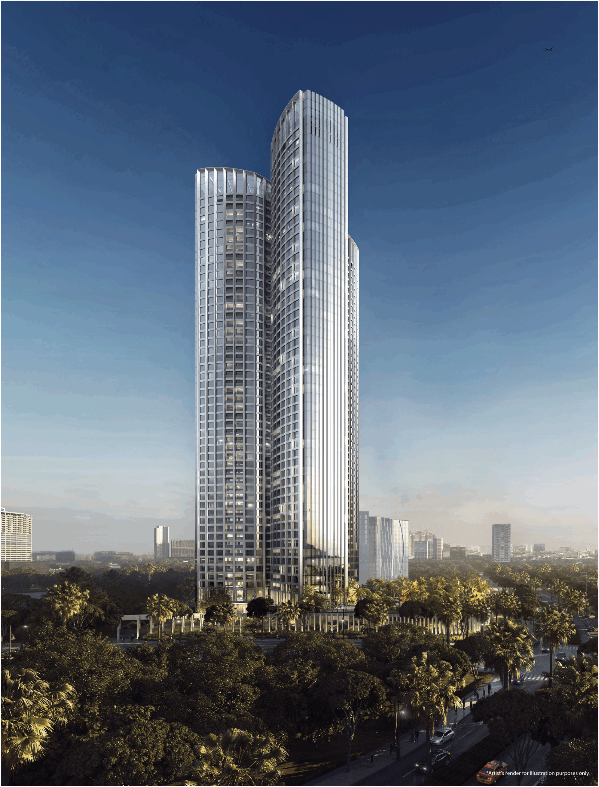 Aurelia Residences Facade Render